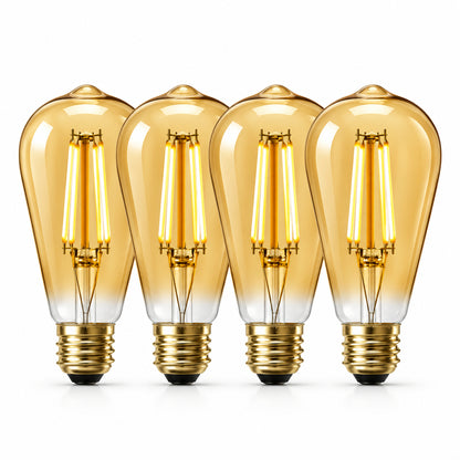 LED Bulb E27 8W ST64 Vintage Edison Warm White 2700K 
