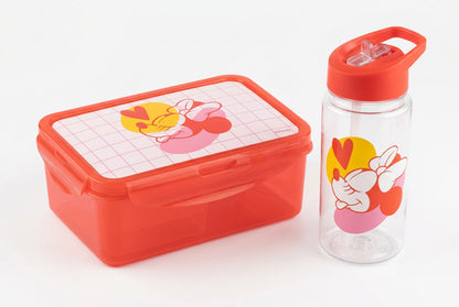 Disney Minnie Mouse Snack Box and Water Bottle Set