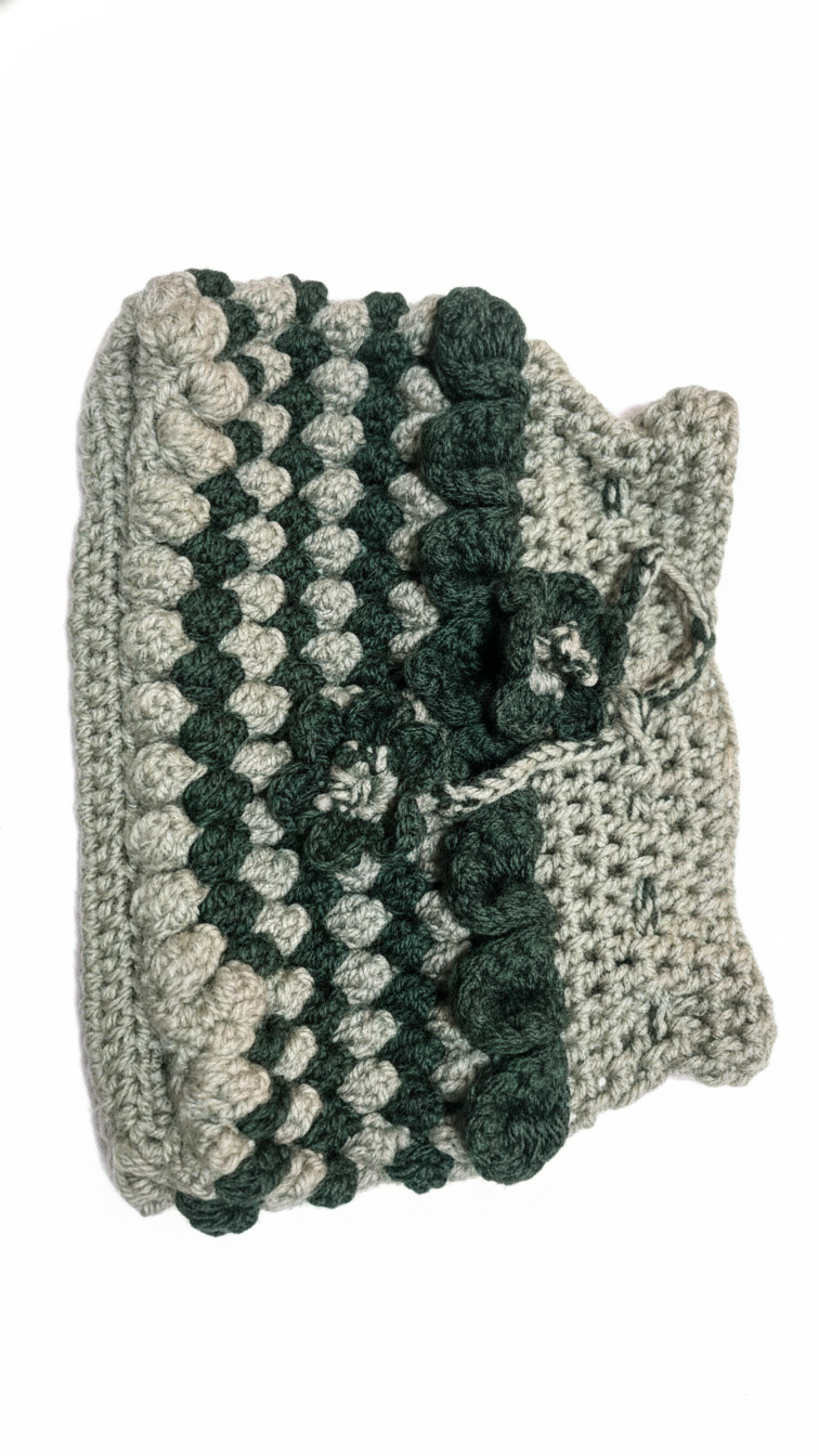 Handmade Crochet Mint Green Tissue Box Cover