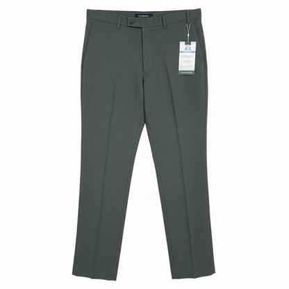 Van Heusen Men Mid Rise Slim Fit Formal Grey Trousers