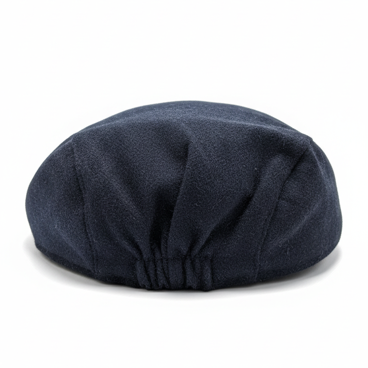 Heddle & Reed Harris Tweed Flatcap Blue Herringbone