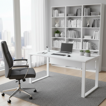 Desks Modern Minimalist Desk  – Available in White and Black