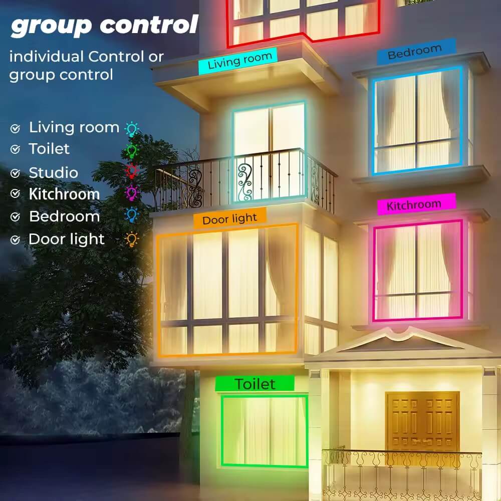 SMATRUL Tuya Smart WiFi 10W RGB E27 Bulb 1000lm