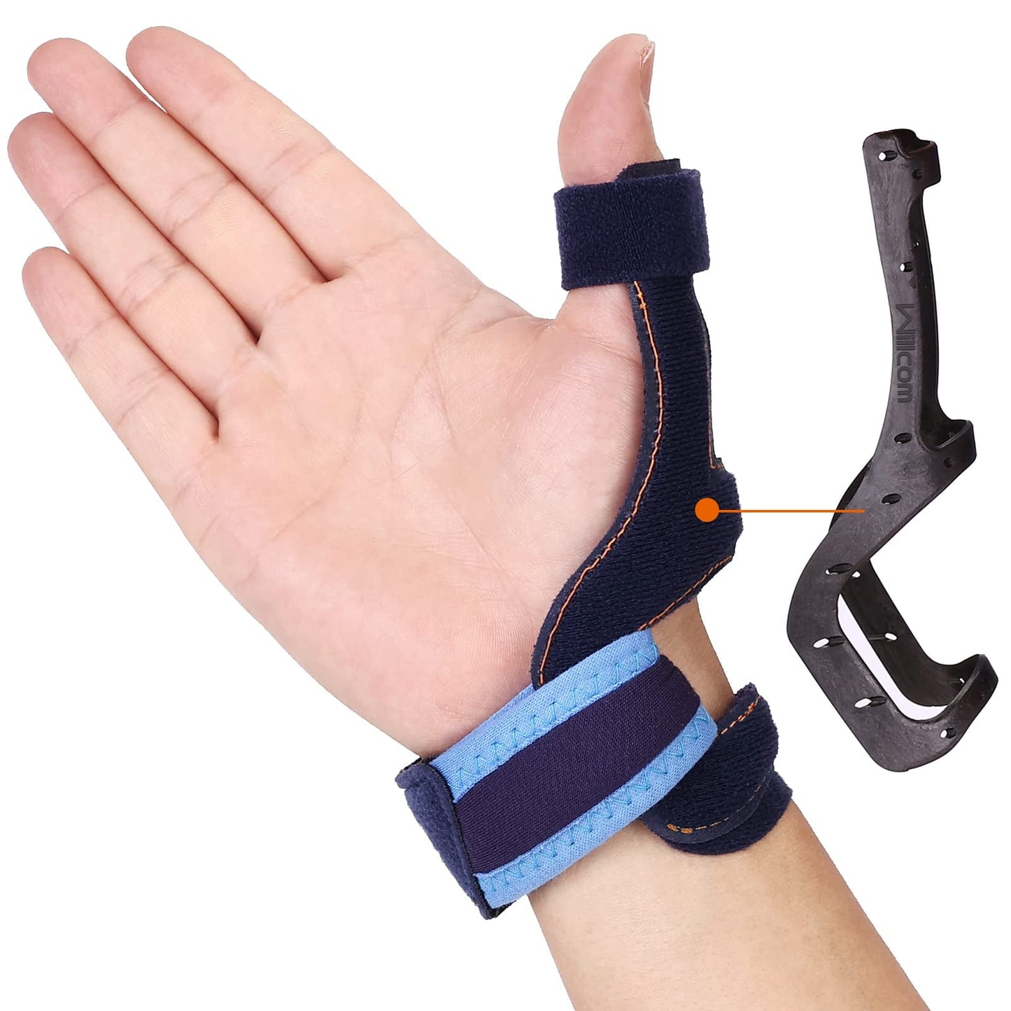 Willcom Reversible Thumb Wrist Spica Splint for Pain Relief Support