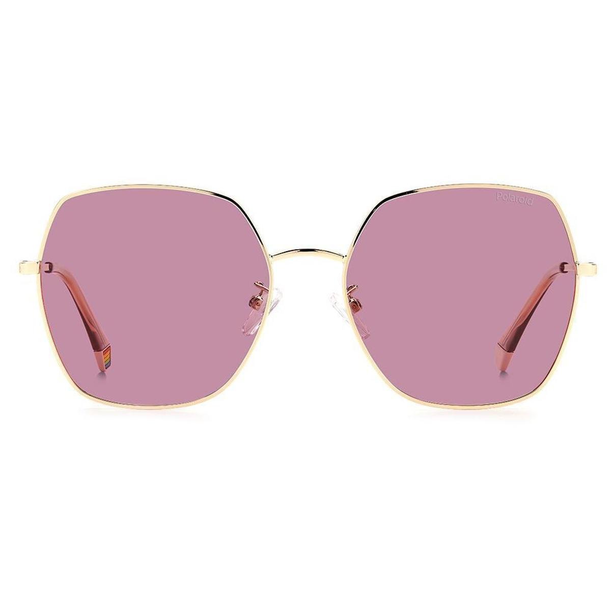 Polaroid Pld 6178/G/S EYR Gold Octagonal Women's Polarized UV Protection Sunglasses