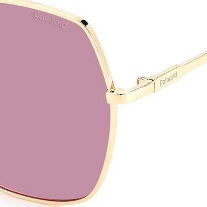 Polaroid Pld 6178/G/S EYR Gold Octagonal Women's Polarized UV Protection Sunglasses