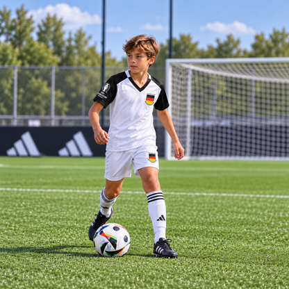 Euro 2024 Germany Boys' Football Jersey and Shorts Set