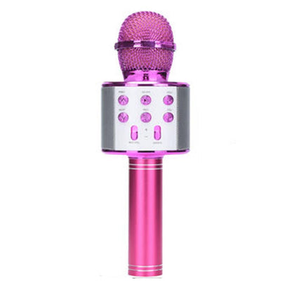 WS858 Portable Bluetooth Karaoke Microphone With Metal Case