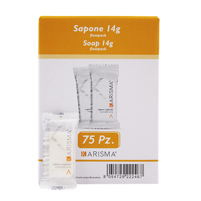 75 Karisma Vegetable Soap 14g Flow Pack – 75 Pieces