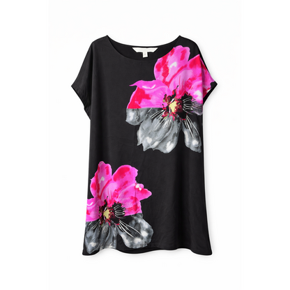 Emerson Black Floral Tunic