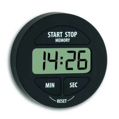 TFA 38.2022.01 Electronic Timer and Stopwatch Black