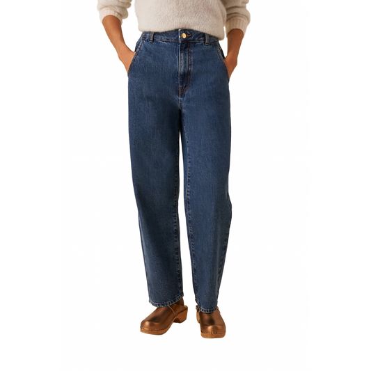 Des Petits Hauts Loumi Women's Comfortable Straight Denim Jeans - Classic Everyday Style