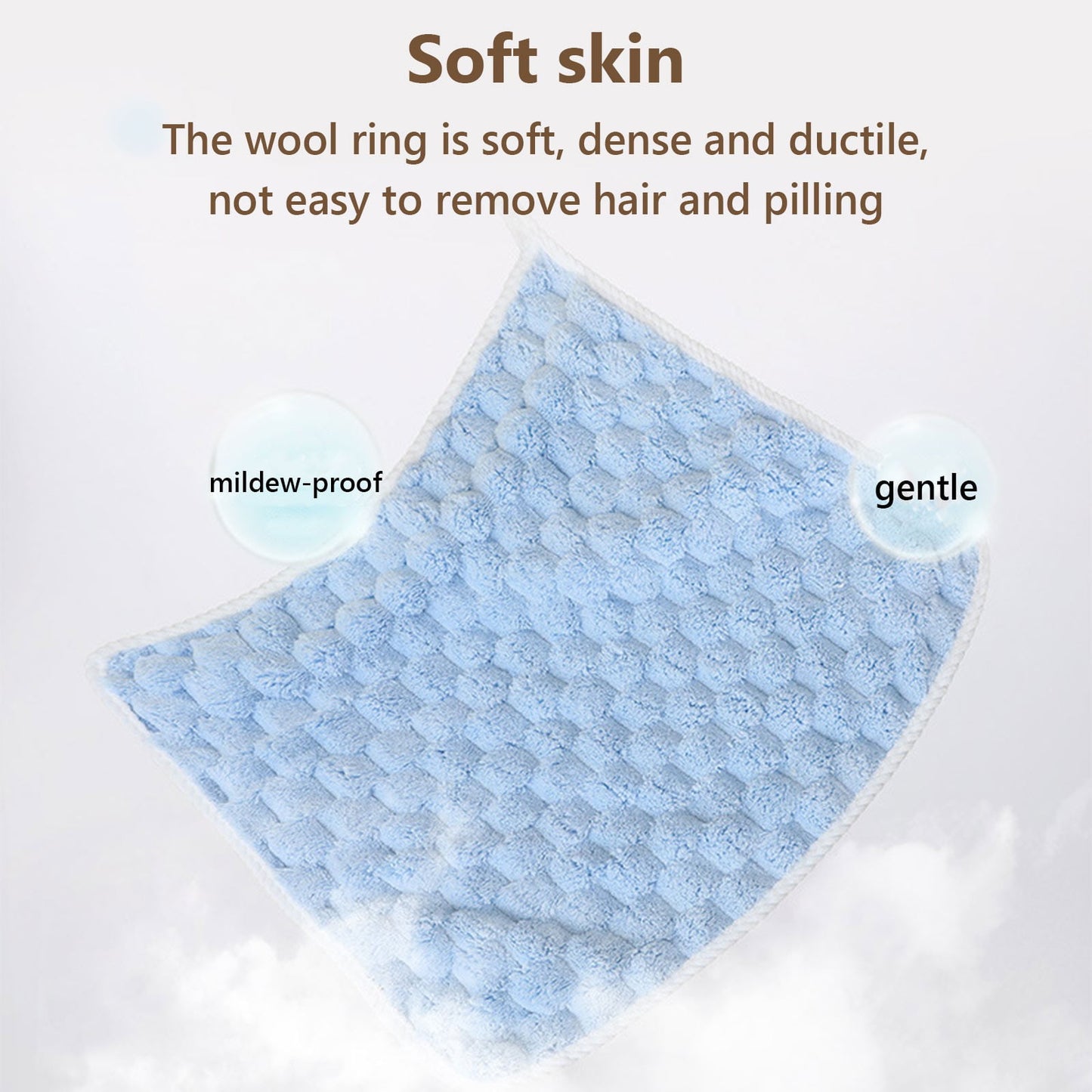 YAMB 14x14 Inch Kids Extra Soft Absorbent Multi-Purpose Face & Body Washcloths