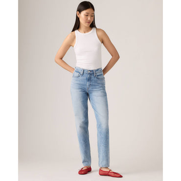 Levi's 80s Mom Women's High-Rise Tapered Jeans in Medium Wash