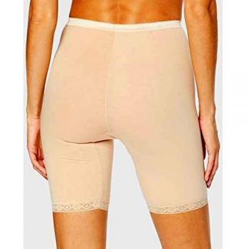 Sloggi Women's Basic+ Long Cotton Briefs: Comfort, Beige, Plus Size 6XL