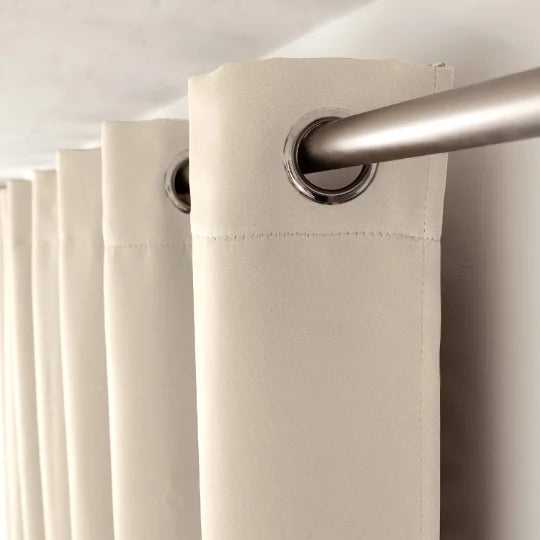 ENJOY HOME Ecru Short Blackout Curtain