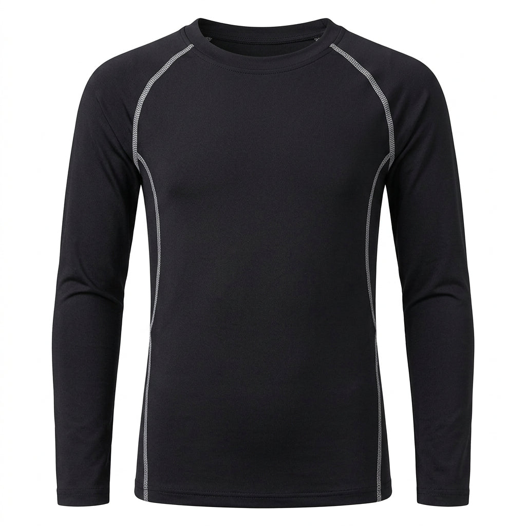 Boys' Long Sleeve Compression Training Shirt