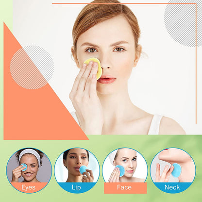 Rewera 40-Piece Reusable Bamboo Makeup Remover Pads, Washable Facial Cleansing Rounds