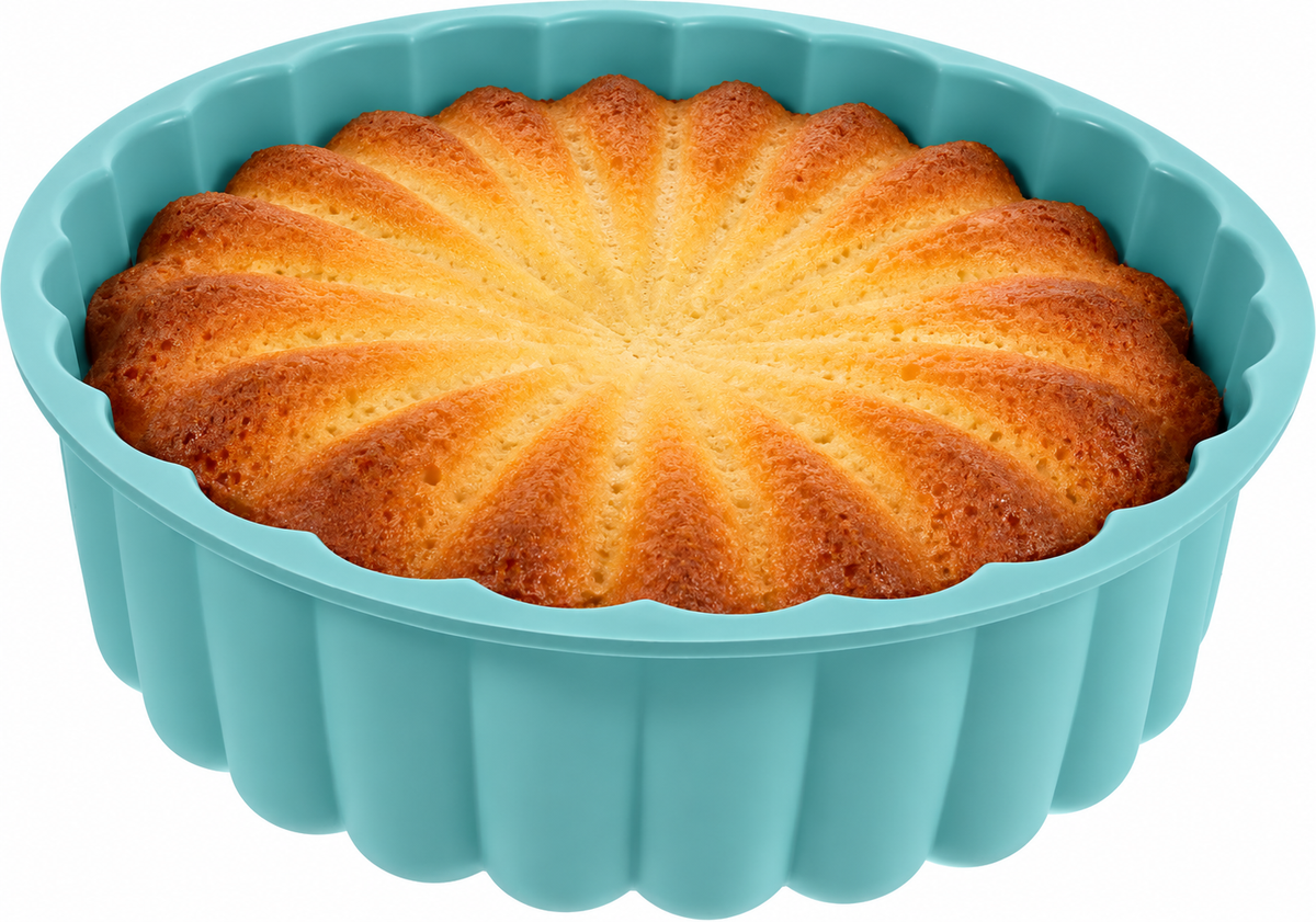 JOYOFREELY Round Silicone Cake Baking Mold