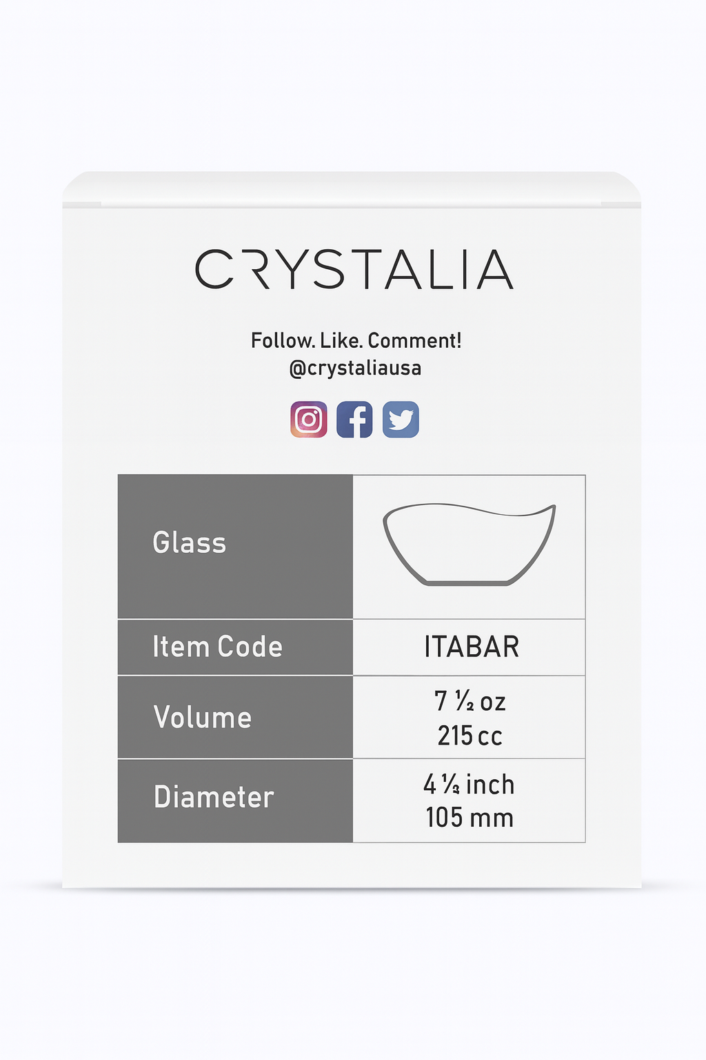 Crystalia Italy Collection – Elegant Glass Bowl Set