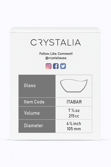 Crystalia Italy Collection – Elegant Glass Bowl Set