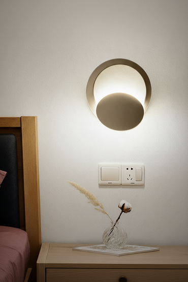 Nordic Led Wall Lamp Rotatable 2700K Warm Light Iron/Aluminum