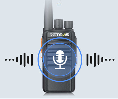 Retevis RB669 PMR446/Freenet Rechargeable Dual Band Radio 6 Pack