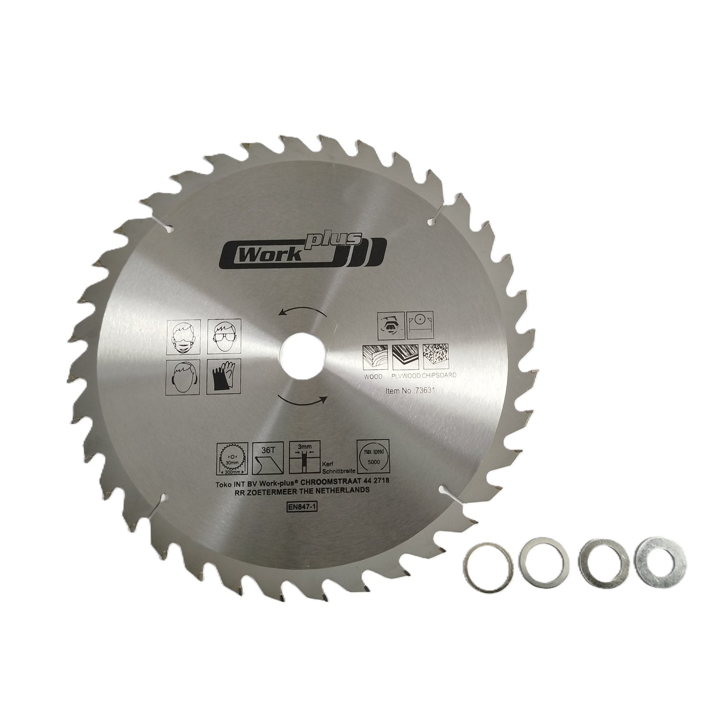 HM 300mm 30mm 36-Tooth Hardwood Circular Saw Blade