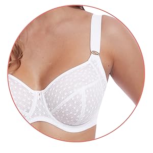 Freya Starlight Underwire Side Support Bra - Comfortable, Supportive, Black Lace Design