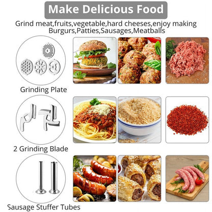 Metal Food Grinder Attachment for KitchenAid Stand Mixers