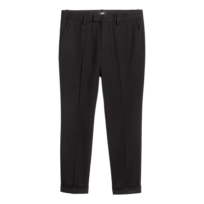 H&M Black Fitted Work Pants – Flattering Professional