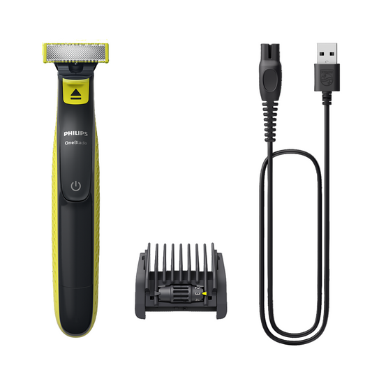 Philips OneBlade Face QP2724/20 Hybrid Electric Trimmer Shaver Edger for Men