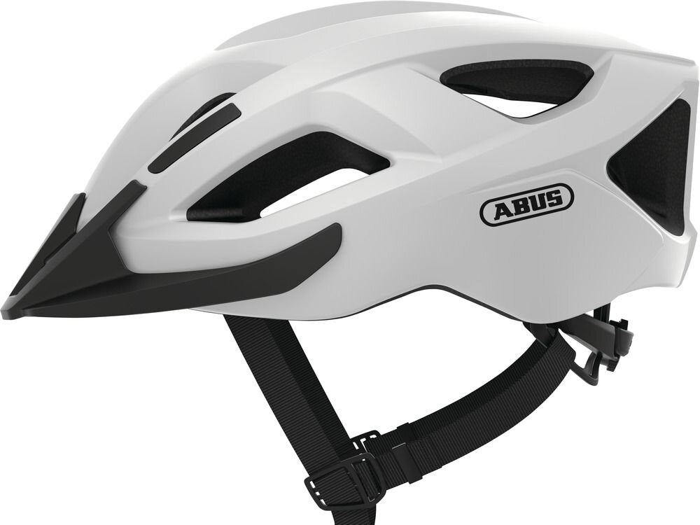 ABUS Aduro 2.1 White Road Cycling Helmet Size L Ventilated