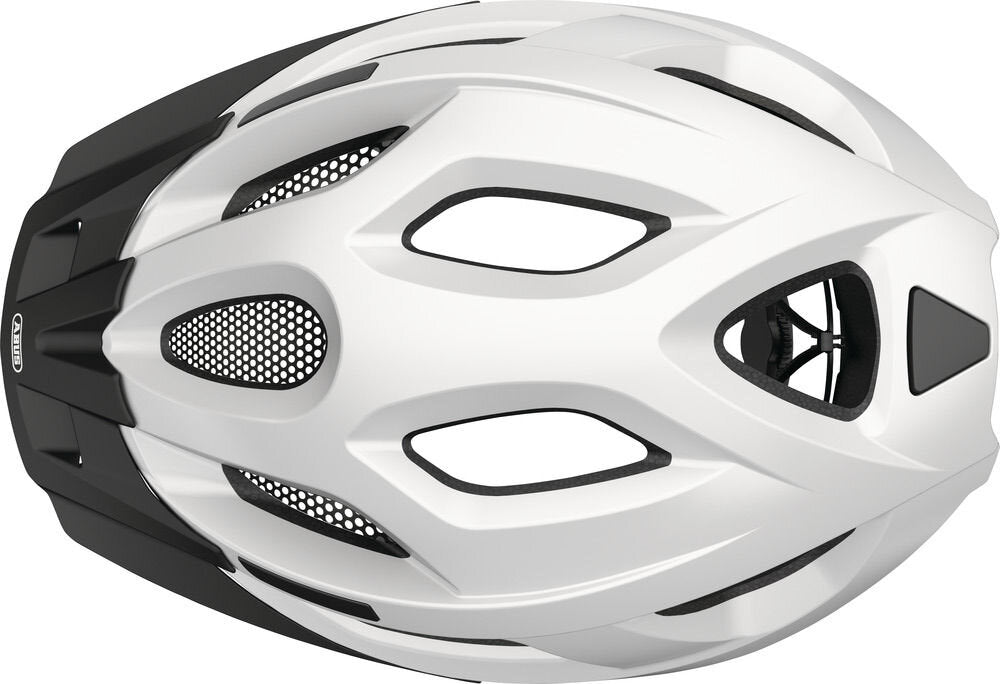 ABUS Aduro 2.1 White Road Cycling Helmet Size L Ventilated