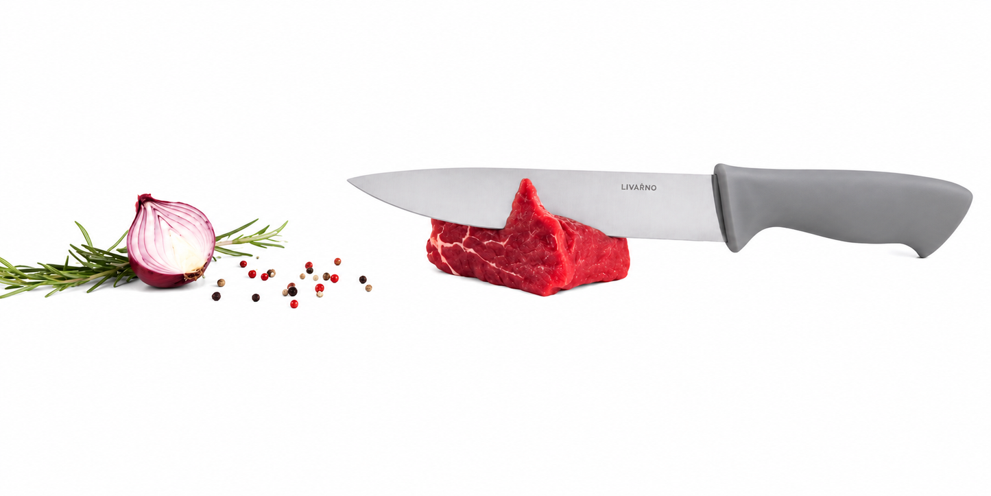 Livarno Home 20cm Kitchen Knife with Blade Guard