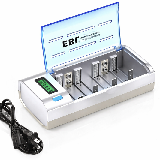 EBL D-Cell 10000mAh Rechargeable Batterie with Charger