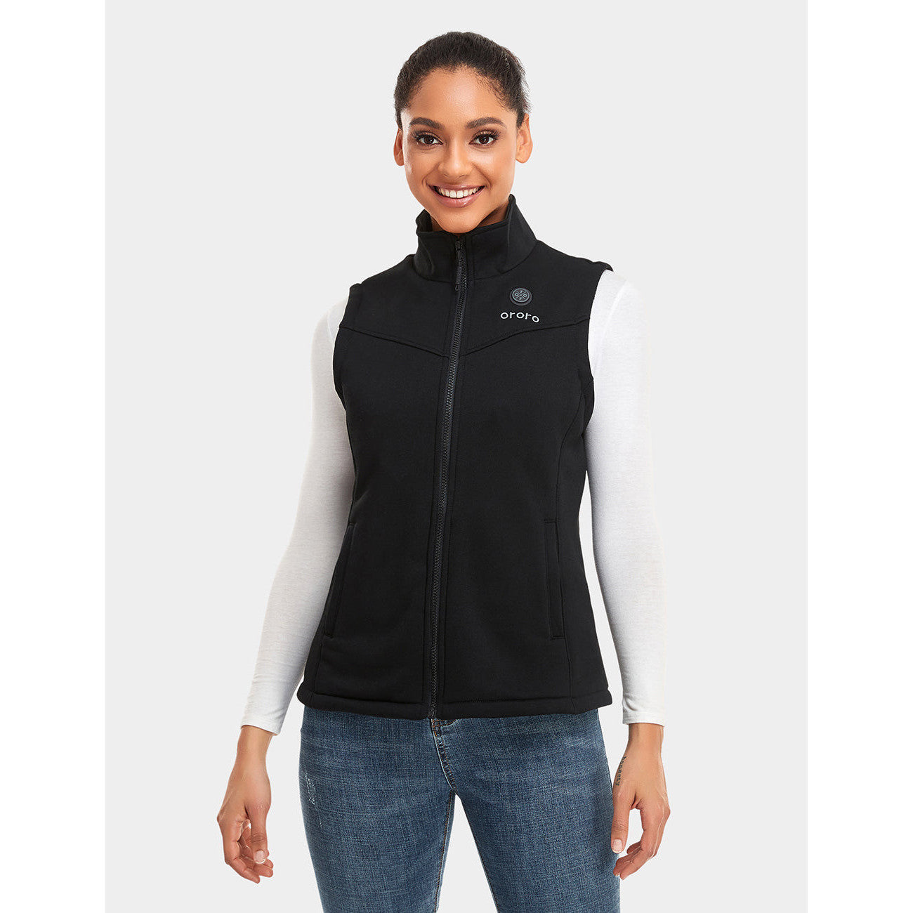 Women's Ultra‑Warm Heated Fleece Vest with 3‑4 Heating Zones