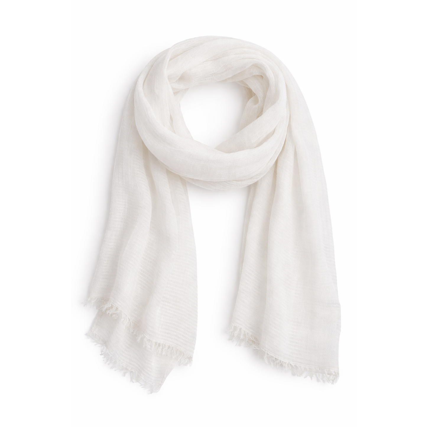 Liz Claiborne Wavy Ivory Women's Scarf - One Size
