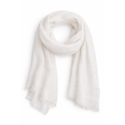 Liz Claiborne Wavy Ivory Women's Scarf - One Size