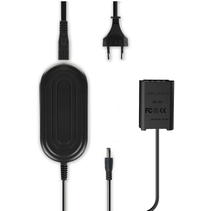 WorldView AC-LS5 Power Adapter with DK-X1 Dummy Battery Coupler for Sony NP-BX1