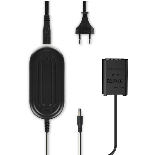 WorldView AC-LS5 Power Adapter with DK-X1 Dummy Battery Coupler for Sony NP-BX1