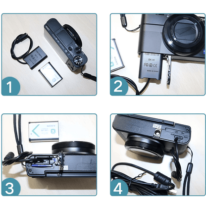 WorldView AC-LS5 Power Adapter with DK-X1 Dummy Battery Coupler for Sony NP-BX1
