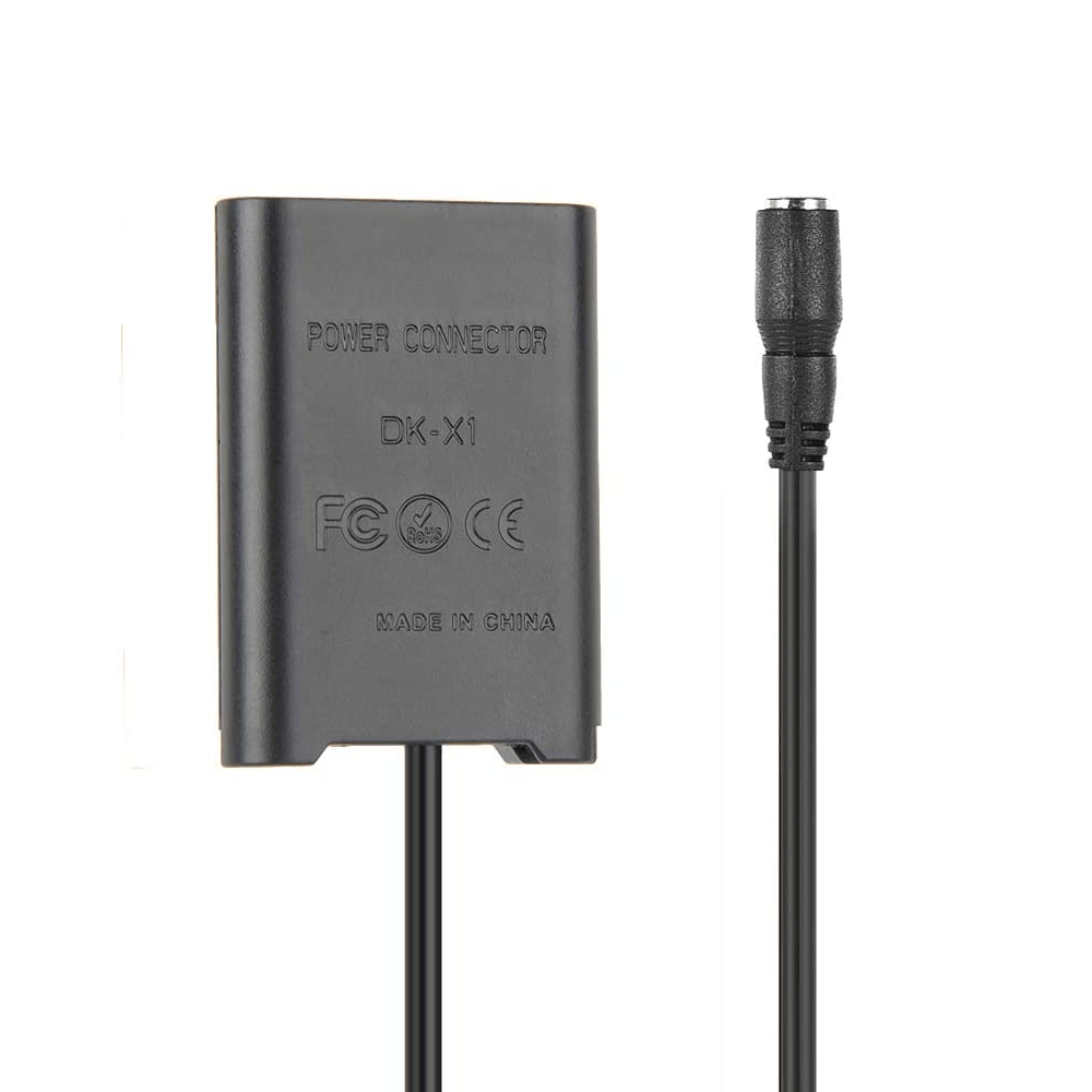 WorldView AC-LS5 Power Adapter with DK-X1 Dummy Battery Coupler for Sony NP-BX1