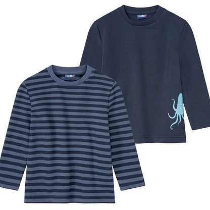 Lupilu Boys' Thermal Long Sleeve Top 2-Pack