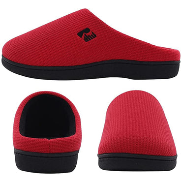 RockDove Women's Dual-Tone Plush Memory Foam Slippers with Anti-Skid Sole