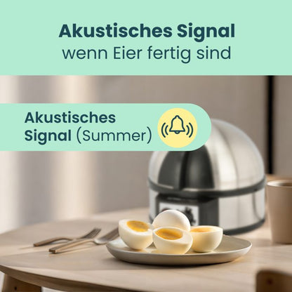 Clatronic EK 3321 Egg Boiler 400W Stainless Steel/Black