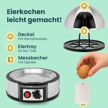 Clatronic EK 3321 Egg Boiler 400W Stainless Steel/Black