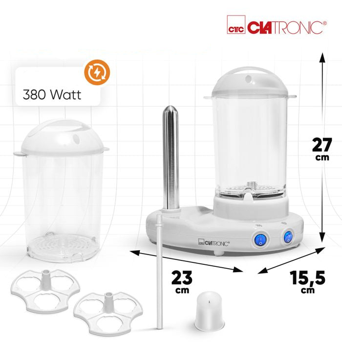 Clatronic HDM 3420 EK N Hot Dog Maker 2‑in‑1 White