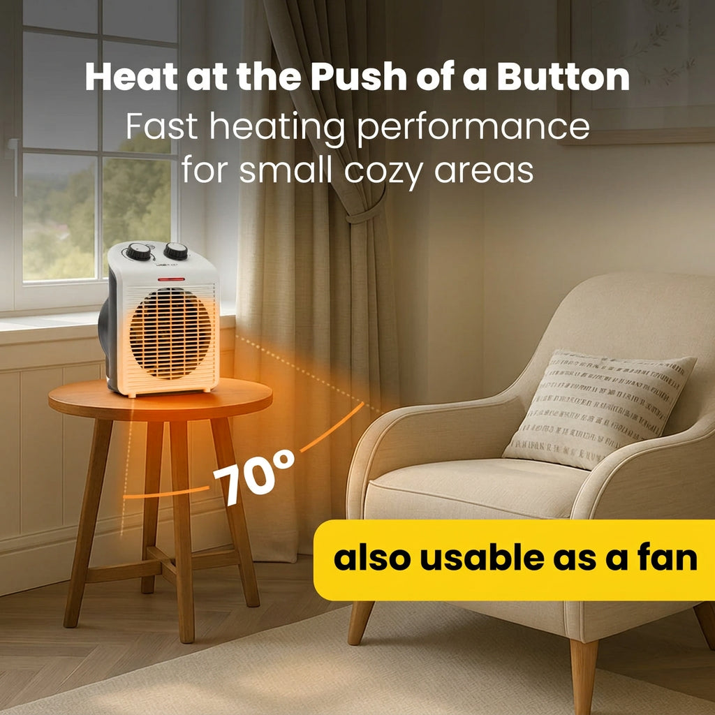 Clatronic HL 3761 Fan Heater 2000W White