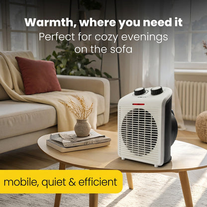 Clatronic HL 3761 Fan Heater 2000W White
